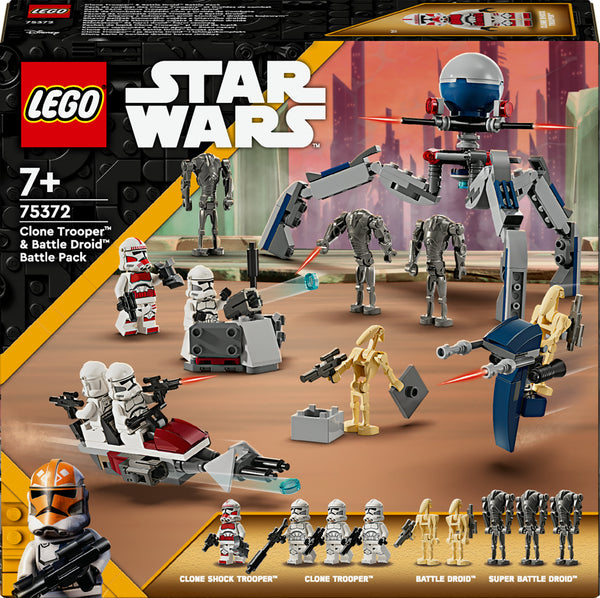 LEGO Star Wars - Clone Trooper™ & Battle Droid™ Battle Pa (75372)