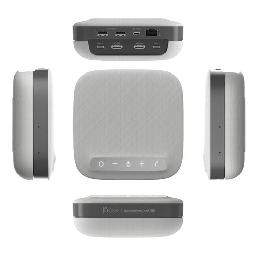j5create JCDS337-N – USB-C-dock med speakerphone – Oversigt over sider