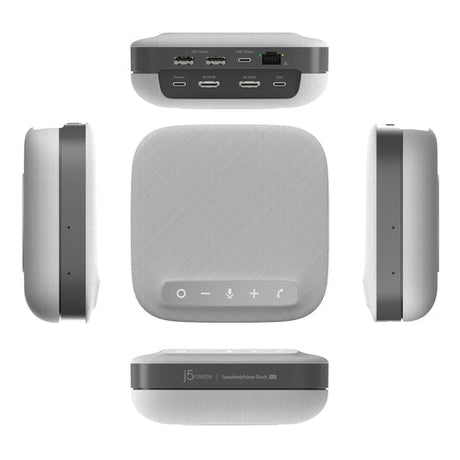 j5create JCDS337-N – USB-C-dock med speakerphone – Oversigt over sider