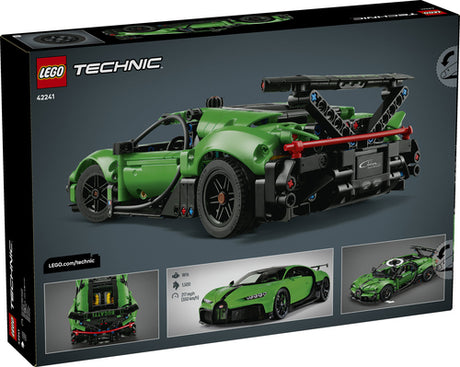 LEGO Technic 42241 – Grøn Bugatti Chiron Pur Sport – produktdetalje eller byggeeksempel 10