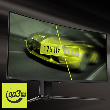 MSI MAG 341CQPDE QD-OLED – skærm – Sort