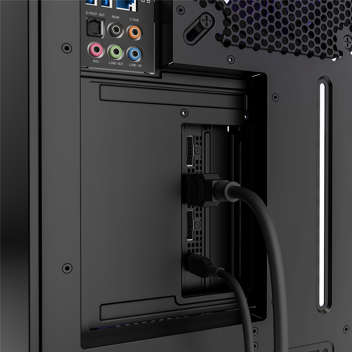 GPU-Halterungsset der NZXT H7-Serie, Schwarz 