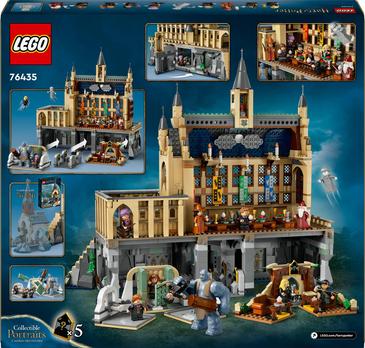 LEGO 76435 Harry Potter Hogwarts Castle: The Great Hall LEGO