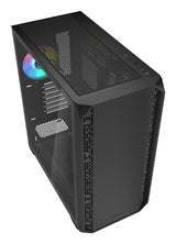Sharkoon AK2 RGB ATX-kabinet – sort, 2 blæsere, USB-C og BTF – billede 4