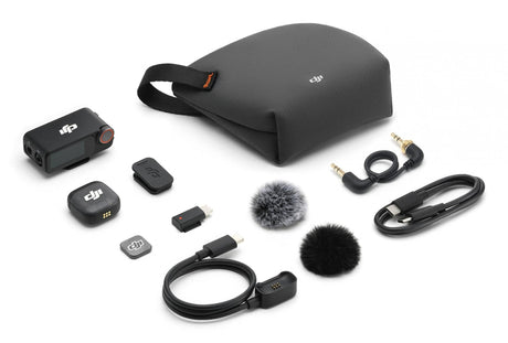 DJI - Mic 3 Wireless Microphone System (1 TX + 1 RX) – Compact & Professional DJI