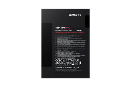 Samsung 990 PRO Solid state-drev MZ-V9P1T0BW 1TB M.2 PCI Express 4.0 x4 (NVMe) Samsung