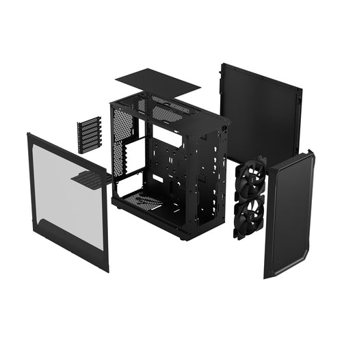 Midi Fractal Design Focus 2 Black Window Fractal design