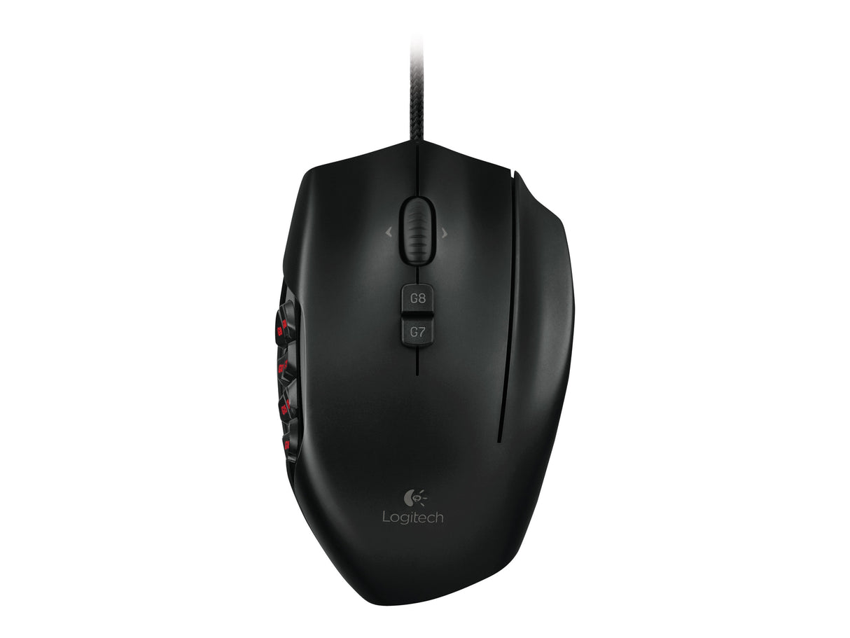 Logitech Gaming Mouse G600 MMO Laserkabel Schwarz