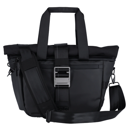 Rollei Fotoliner Ocean Rolltop Bag L – stor kameraskuldertaske – produktbillede
