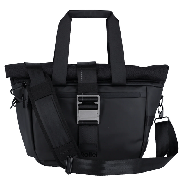 Rollei Fotoliner Ocean Rolltop Bag L – stor kameraskuldertaske – produktbillede