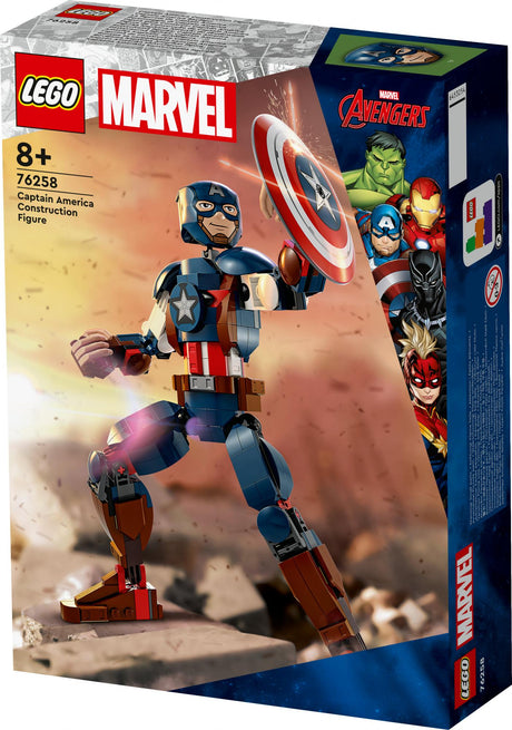 LEGO 76258 Marvel Super Heroes Captain America Buildable Figure Construction Toy LEGO