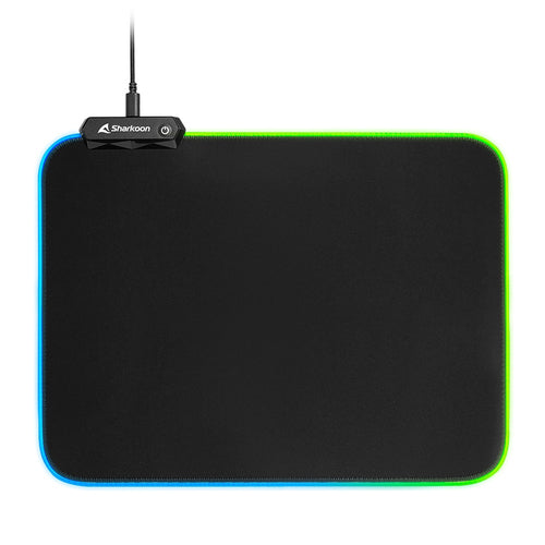 Sharkoon 1337 RGB V2 Gaming Mat 360, gaming mouse pad (black) Sharkoon