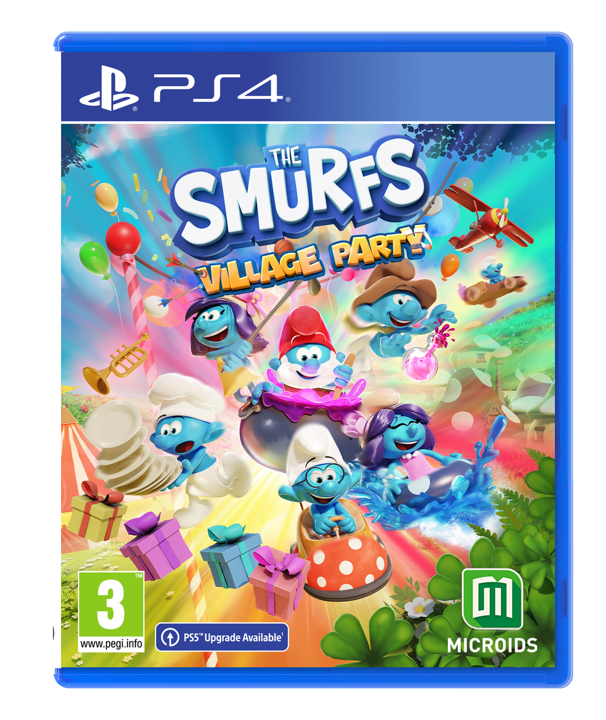 The Smurfs: Village Party – PlayStation 4 – spilomslag