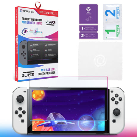 ONIVERSE - Anti-blue light protective screen for console (SWITCH OLED) ONIVERSE
