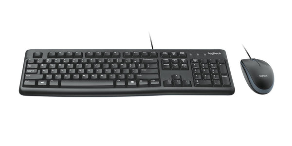 Logitech Desktop MK120 Tastatur- und Maus-Set mit Kabeln von Nordic