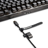 Sharkoon Crystal Shark tastatur – sort, KTT, tysk layout