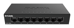 D-Link DGS-108GL/E – 8-port Gigabit-netværksswitch – produktbillede 1