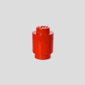 Room Copenhagen LEGO Storage Brick 1 round red - RC40301730 Room Copenhagen