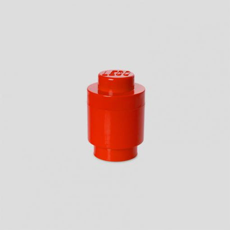 Room Copenhagen LEGO Storage Brick 1 round red - RC40301730 Room Copenhagen
