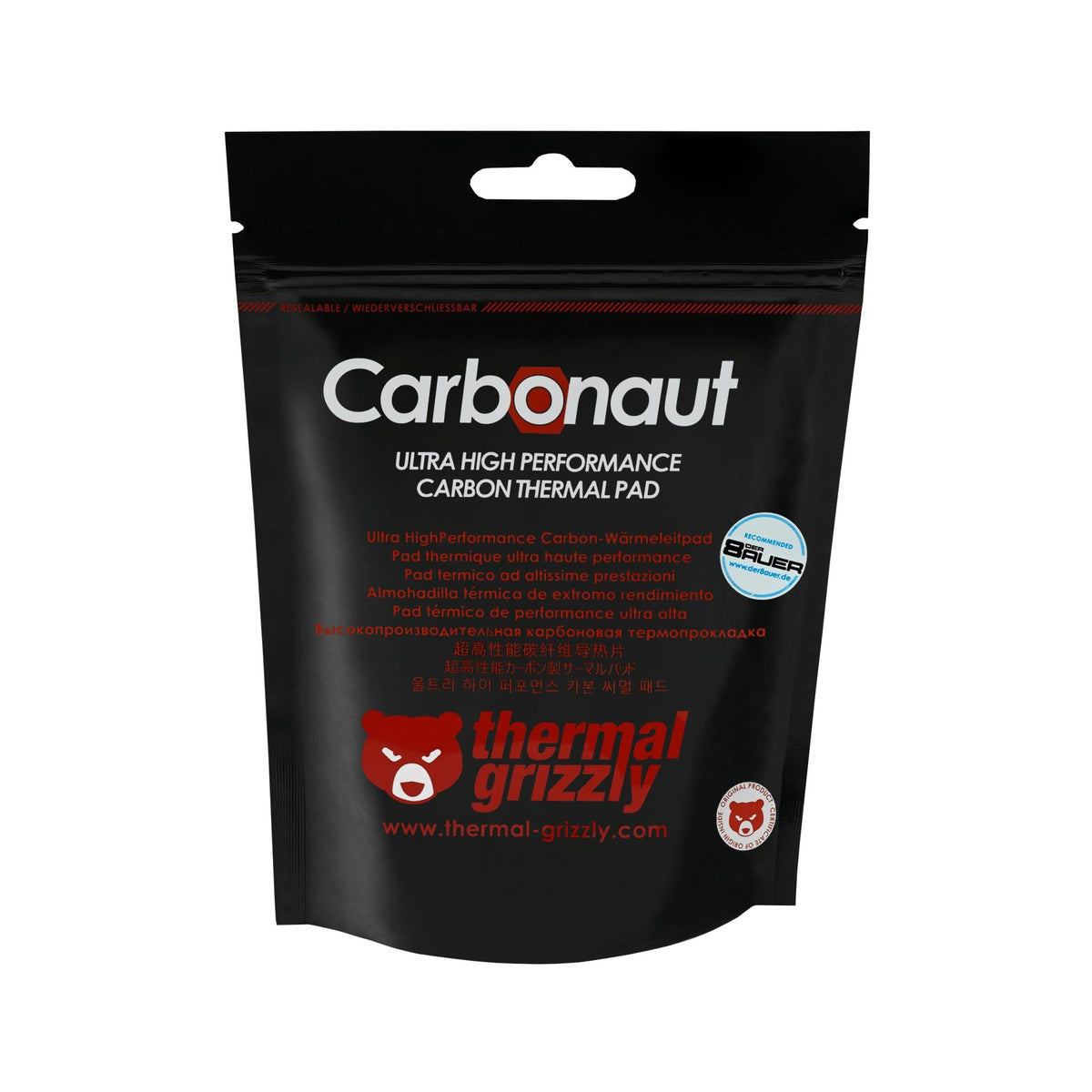 Thermal Grizzly Carbonaut Thermal Pad - 31 mm- 25 mm- 0,2 mm