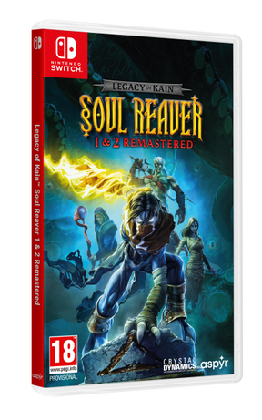 Legacy of Kain Soul Reaver 1 and 2 Remastered – Nintendo Switch – spilomslag
