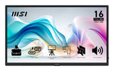 MSI PRO MP165 E6 – 15,6″ bærbar Full HD IPS-skærm – skærmens egenskaber