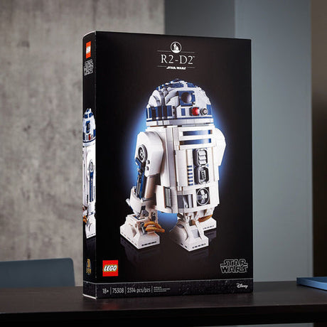 LEGO 75308 Star Wars R2-D2 Buildable Lightsaber Figure Construction Toy (Adult Set) Lego