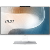 MSI Modern AM242P 1M-2097EU – hvid skærm og fod set lige på
