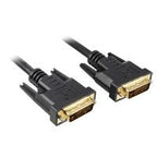 Sort Sharkoon DVI-D dual link-kabel med 24+1-stik