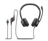 Logitech - H390 USB Headset black Logitech