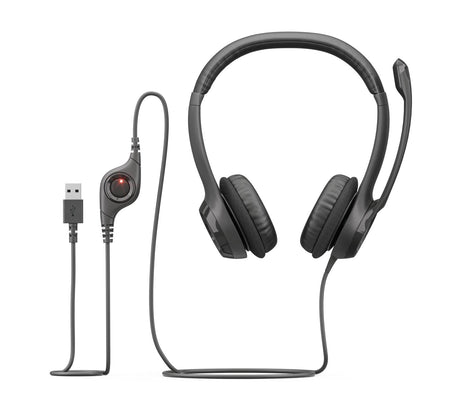Logitech - H390 USB Headset black