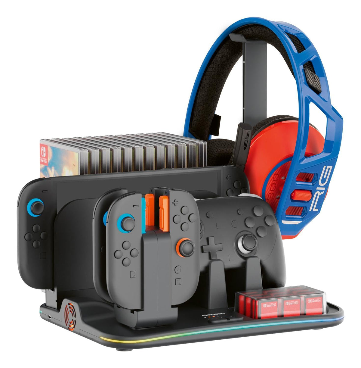 Nacon - Dock'n'Store RGB Charging Station XL (Nintendo Switch 2) Nacon