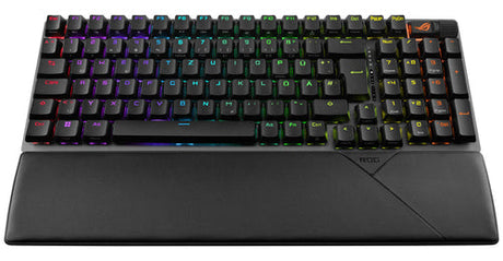 ASUS ROG Strix Scope II 96 Tastatur Mekanisk Per-tast RGB Trådløs Kablet Tysk ASUSTeK COMPUTER