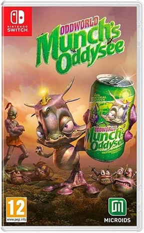 Oddworld Munch's Oddysee (Code in Box) – Nintendo Switch-emballage