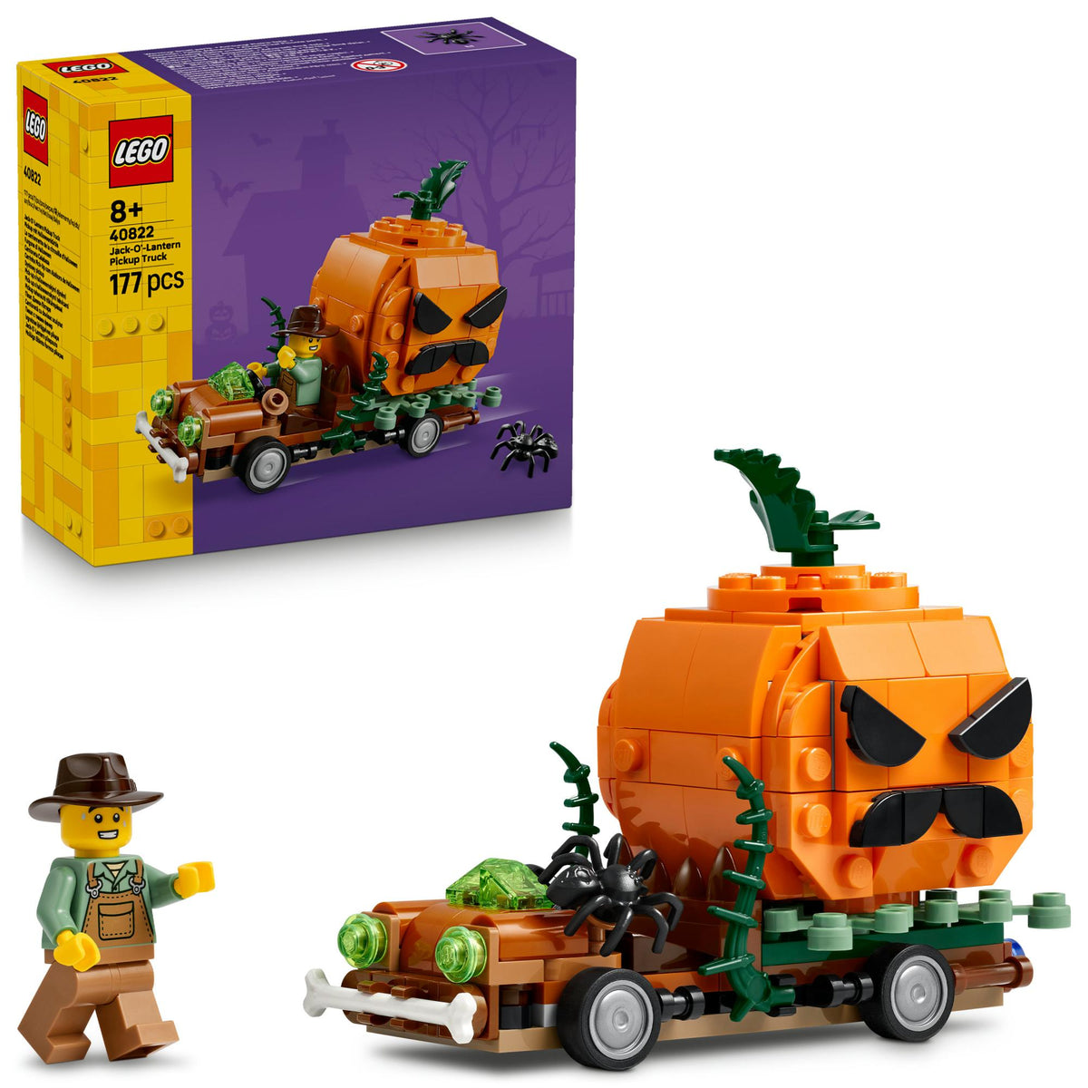 LEGO 40822 Pickup truck with Halloween pumpkin LEGO