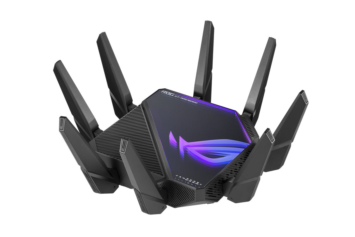 ASUS ROG Rapture GT-AXE16000 (EU+UK) Wifi 6 802.11ax Quad-Band-Gigabit-Gaming-Router