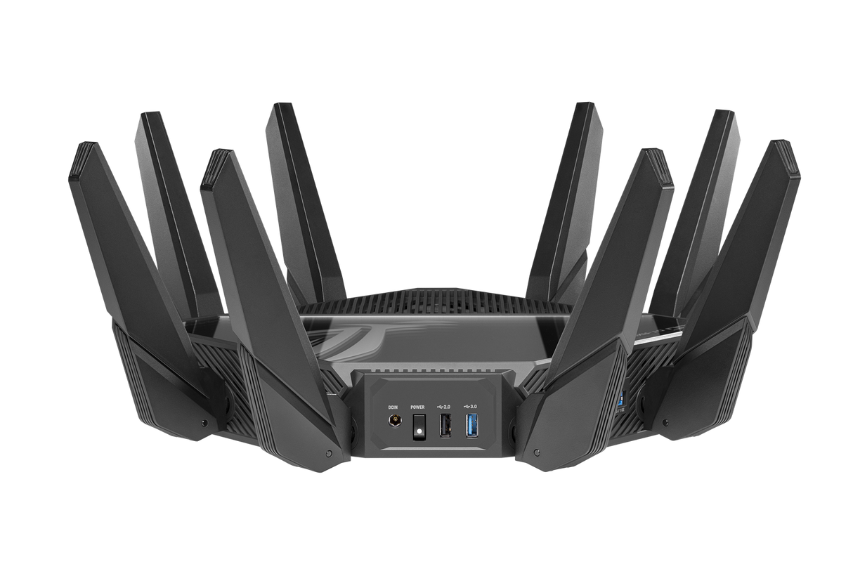 ASUS ROG Rapture GT-AXE16000 (EU+UK) Wifi 6 802.11ax Quad-Band-Gigabit-Gaming-Router