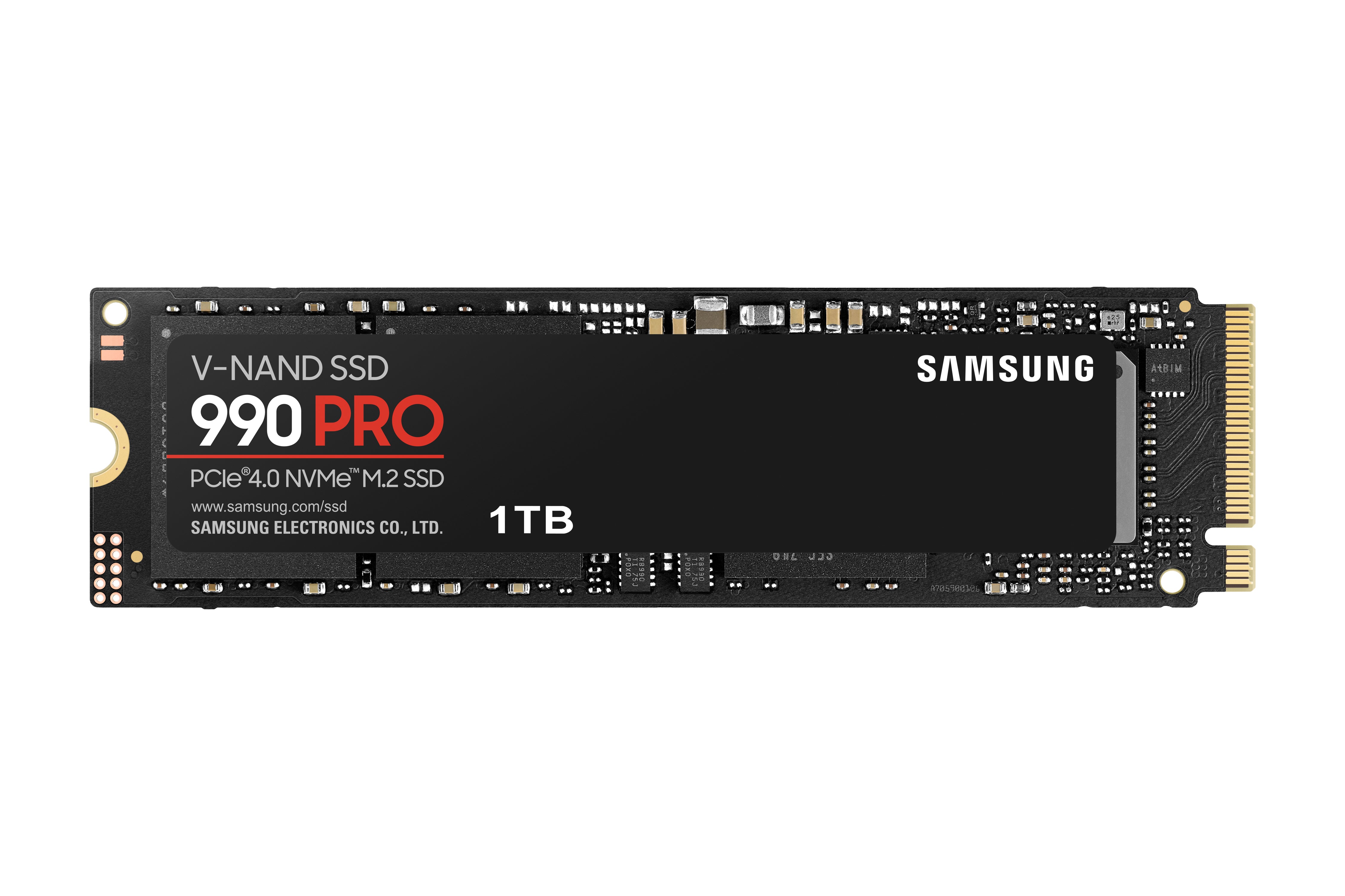 Samsung 990 PRO Solid state-drev MZ-V9P1T0BW 1TB M.2 PCI Express 4.0 x4 (NVMe) Samsung