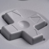 8BitDo 64 Bluetooth – retro-controller, hvid – D-pad i nærbillede