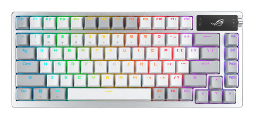 ASUS ROG Azoth – taster og arbejdsflade set ovenfra