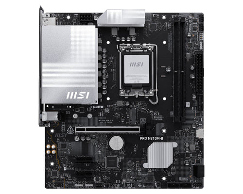 MSI PRO H810M-B bundkort - LGA1851, micro-ATX - visning 1