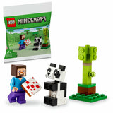 LEGO 30672 Minecraft Steve with Baby Panda, construction toy LEGO