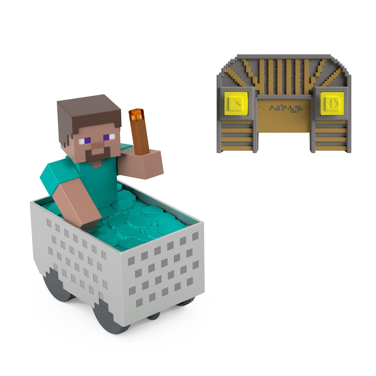 Minecraft - RC Steve with Minecart (JMT40) Minecraft