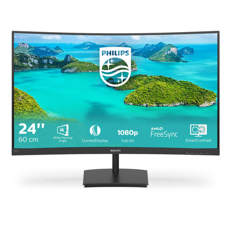 Philips E-line 241E1SCA 24 1920 x 1080 (Full HD) VGA (HD-15) HDMI 75Hz Philips