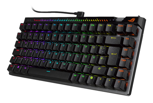 ASUS ROG Falchion Ace 75 HE – tastatur set skråt forfra