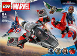 LEGO 76292 Marvel Super Heroes Captain America vs. Red Hulk Showdown LEGO