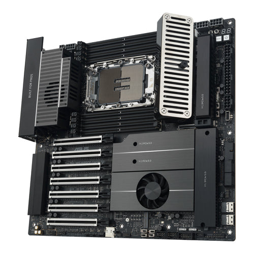ASUS Pro WS W890E-SAGE SE – bundkort fra højre side