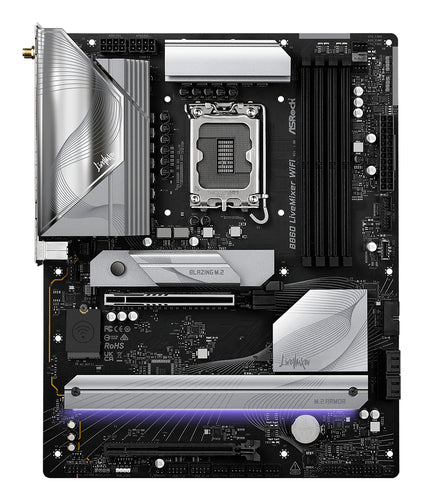 ASRock B860 LiveMixer WiFi bundkort - produktbillede 3