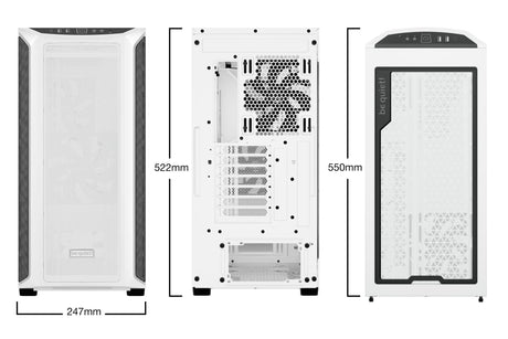 be quiet! SHADOW BASE 800 DX, tower case (white, tempered glass) Be quiet