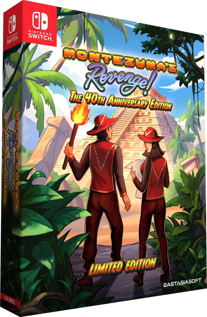 Montezuma's Revenge - The 40th Anniversary (Limited Edition) (Import) – omslag til Nintendo Switch